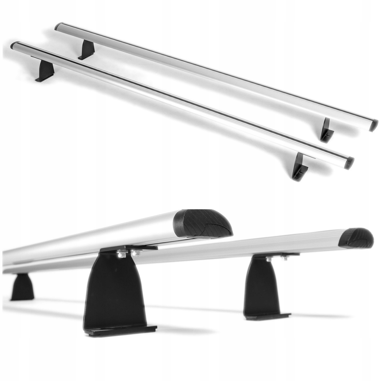 Nosič nosníků Erkul Asaf 160 2 Nosníky Univerzální montážní body Stříbrný