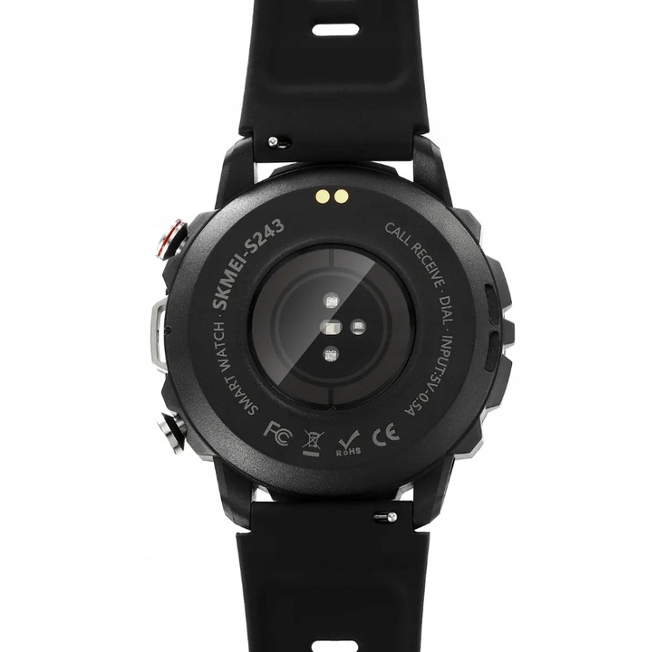 SMARTBAND zegarek SMARTWATCH Puls Krokomierz Kalorie Materiał paska guma