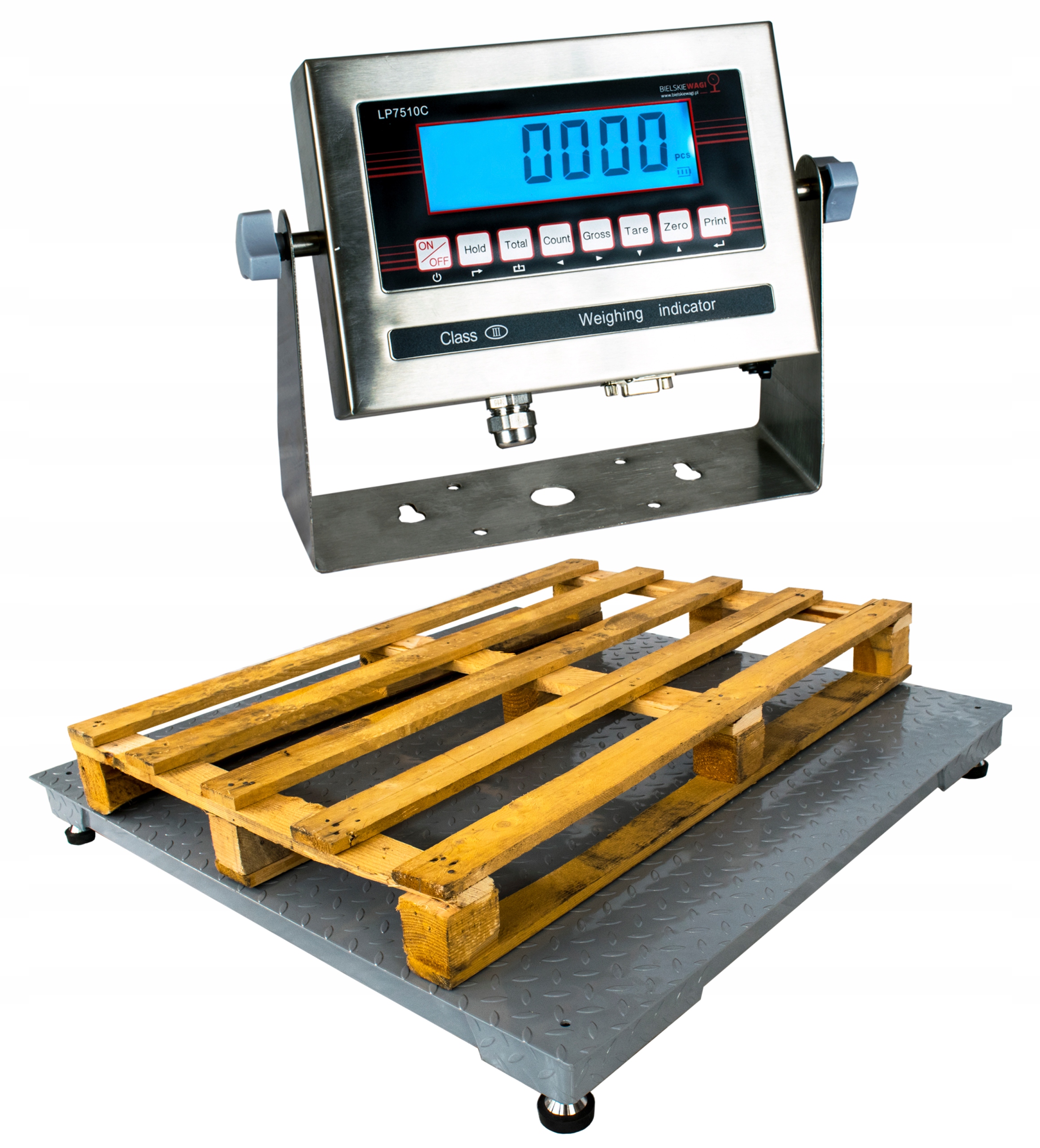 Paletizační Plošinová Váha Skladovací 1,0x1,0 3,0t 3000KG S Legalizací 2028