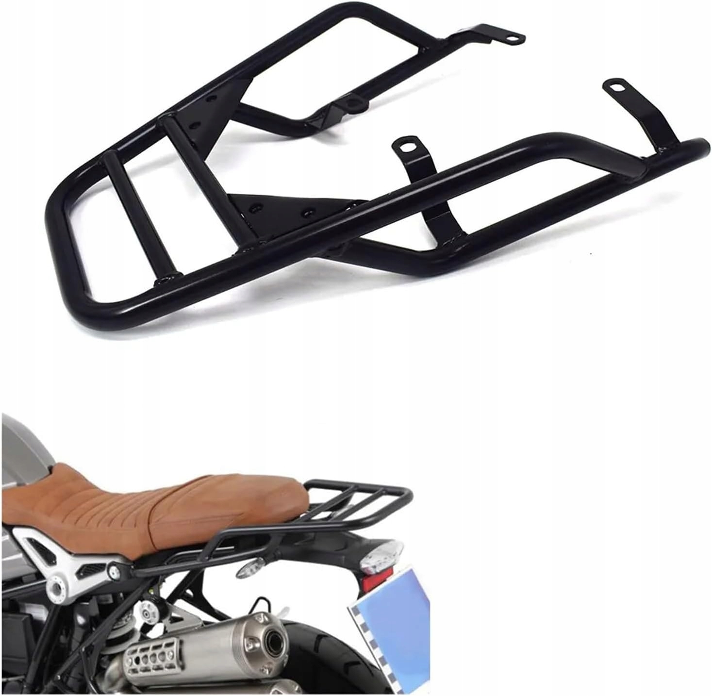 Tylne poręcze Pasuje do BMW R9T Pure Racer Scrambler 2014-2020 tył Stan opakowania oryginalne