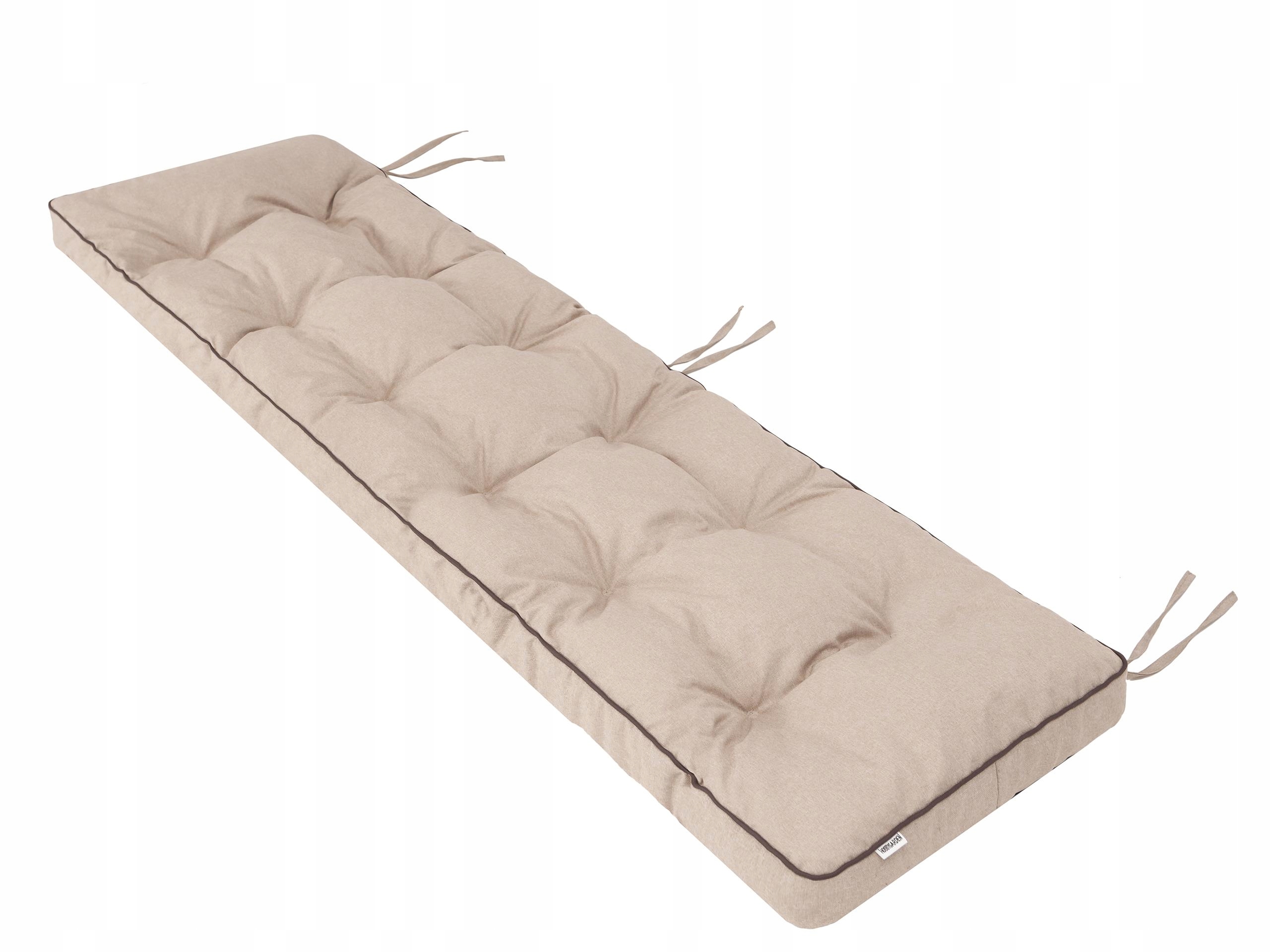 Poduška na hojdačku, záhradnú lavičku, viazaná, 150 cm