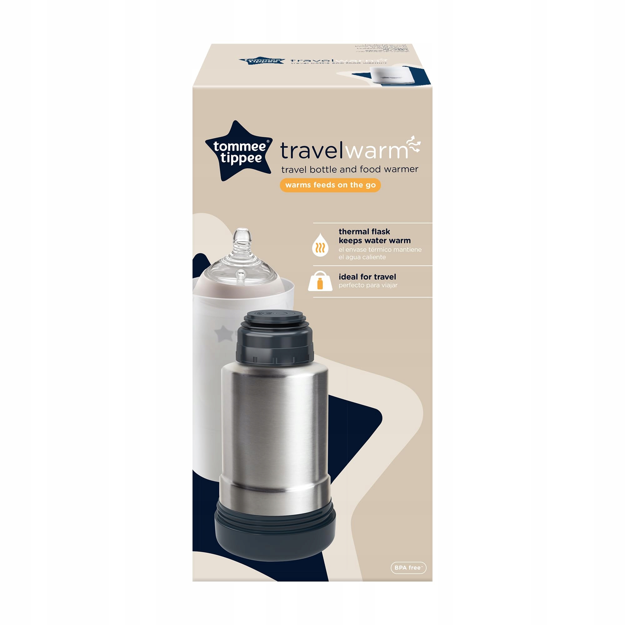 TOMMEE TIPPEE Podgrzewacz Do Butelek I Jedzenia Termos Stalowy — miniatura 2