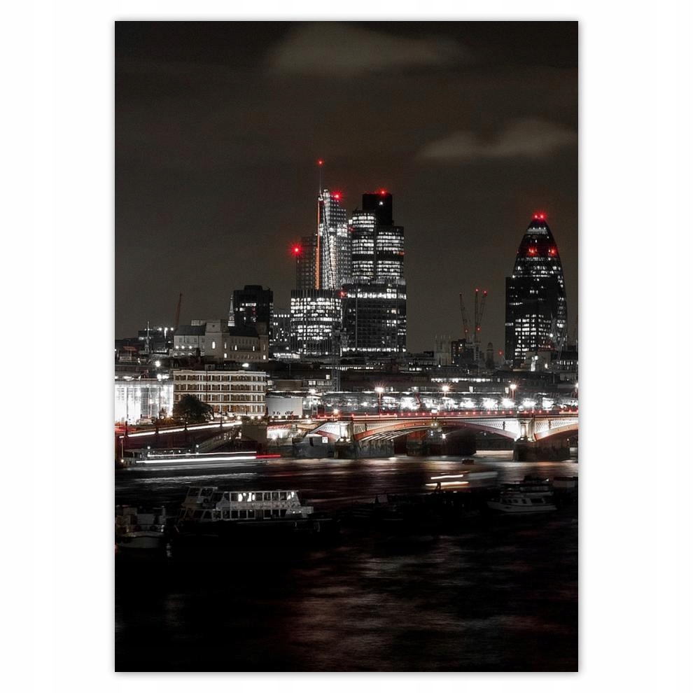 

Naklejki 50x70 Nocny widok z Londynu