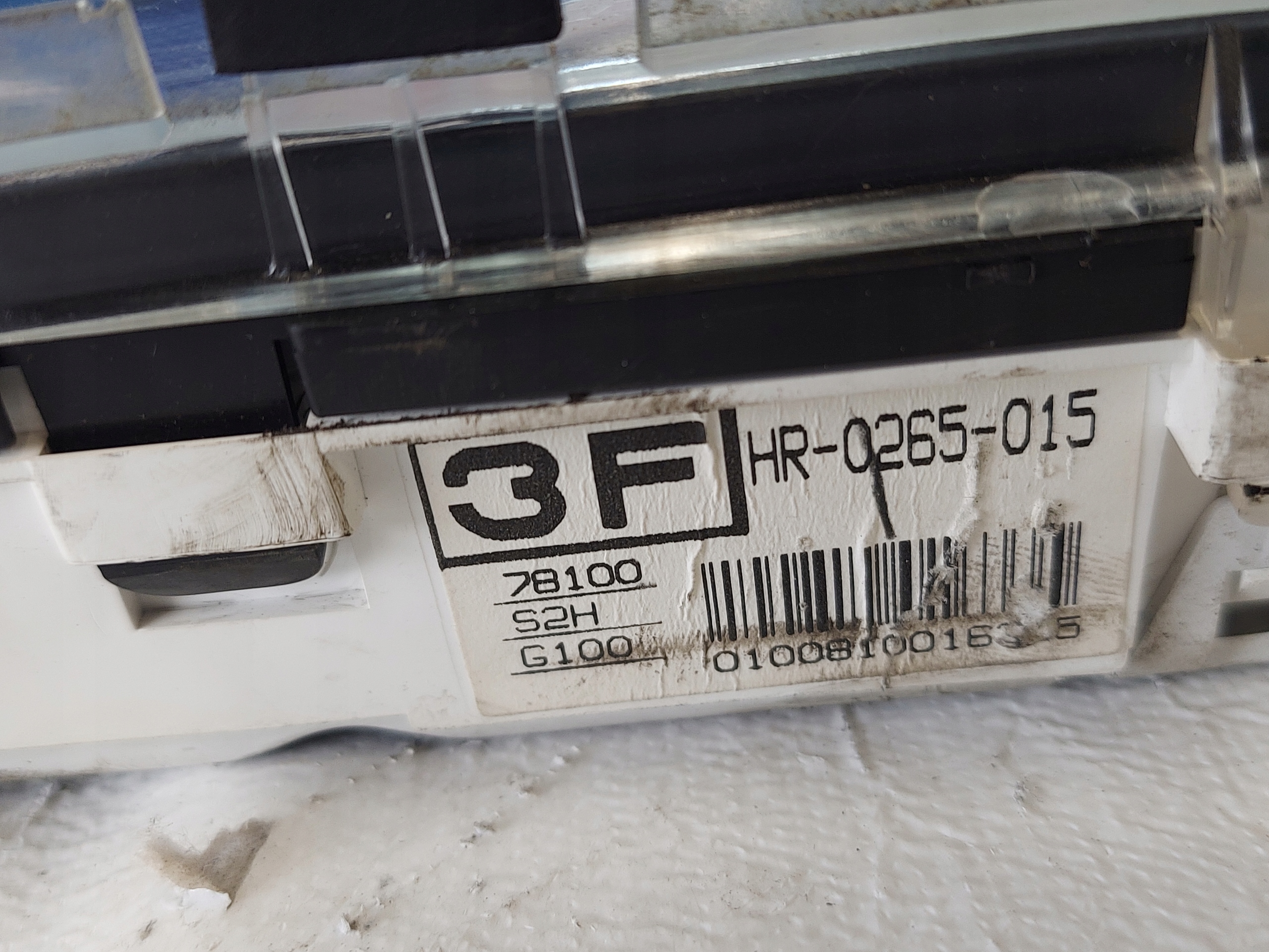 dials clock HONDA HRV and 1.6 B HR0265015