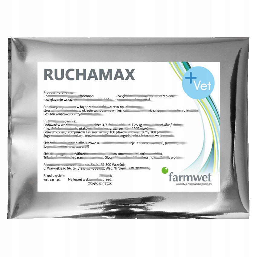 

Ruchamax na kwasicę i lepszy apetyt u bydła 200 g