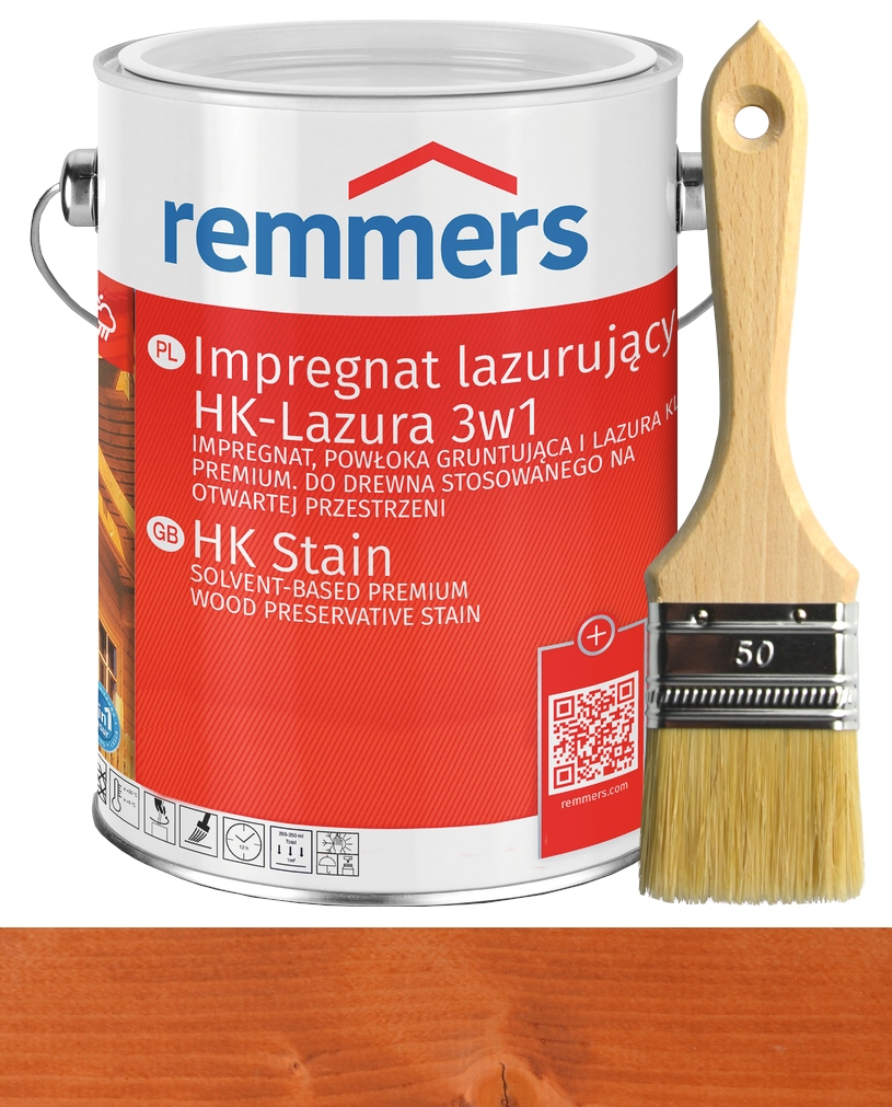 

Remmers HK-Lasur Lazura, farba do drewna 2,5L Teak