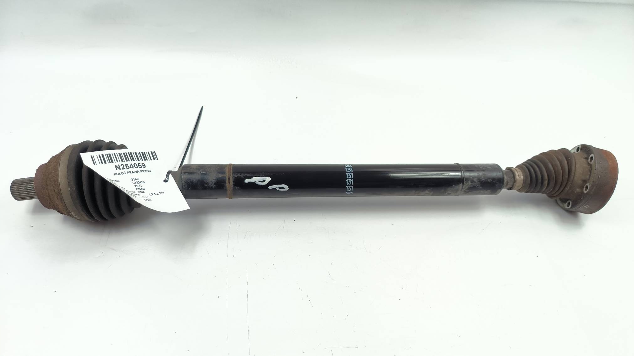 semi-axis right front 1K0407272QT SKODA YETI