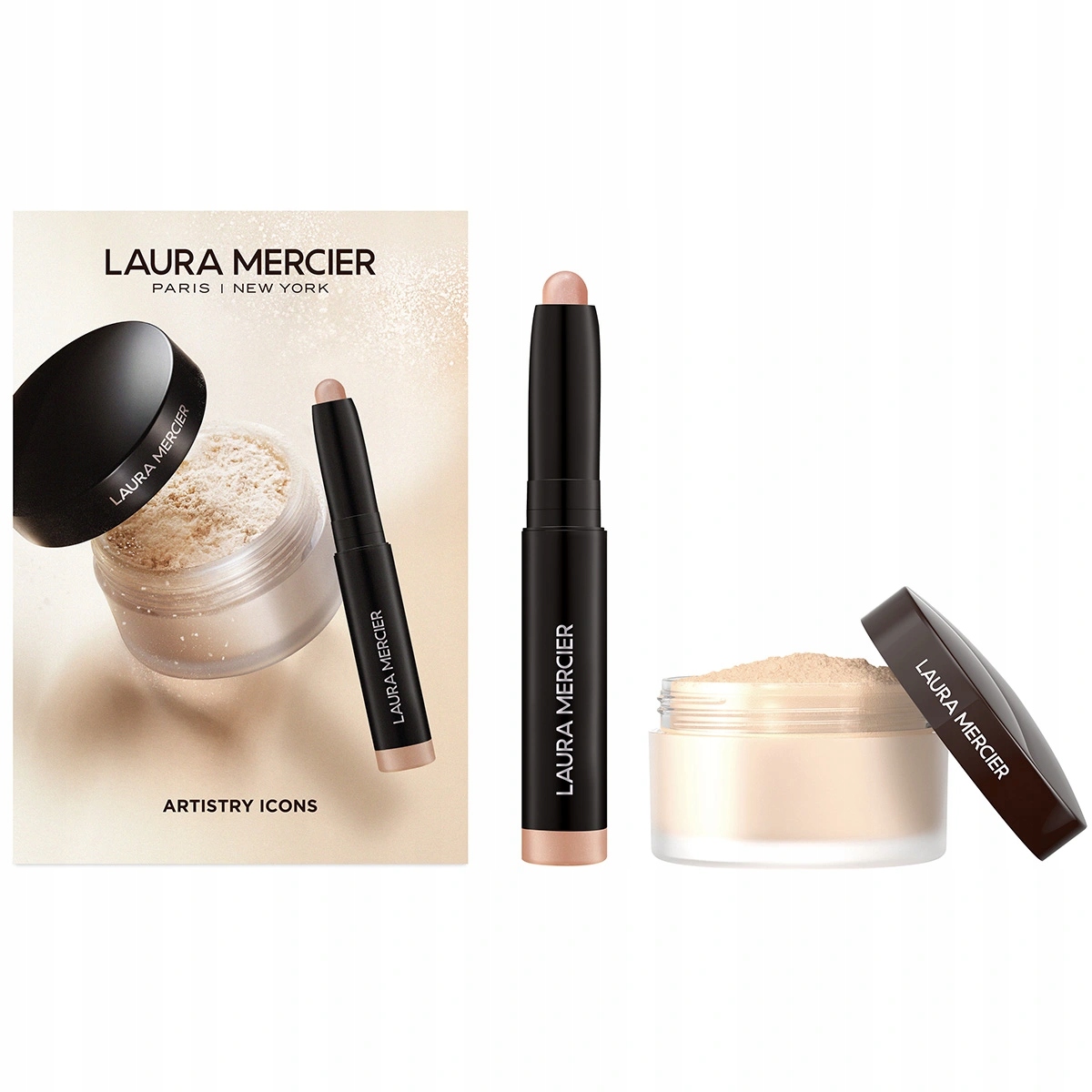 Laura Mercier Set Artistry Icons Translucent Loose Setting Powder&Stick Eye