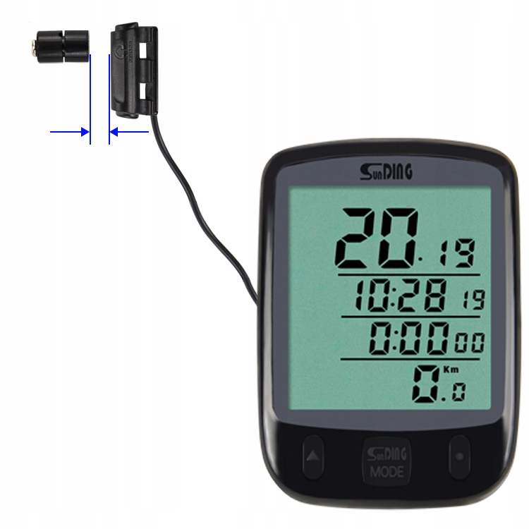Licznik Rowerowy Prędkościomierz Komputer do Roweru Wodoodporny 25 Funkcji Model SD-563C