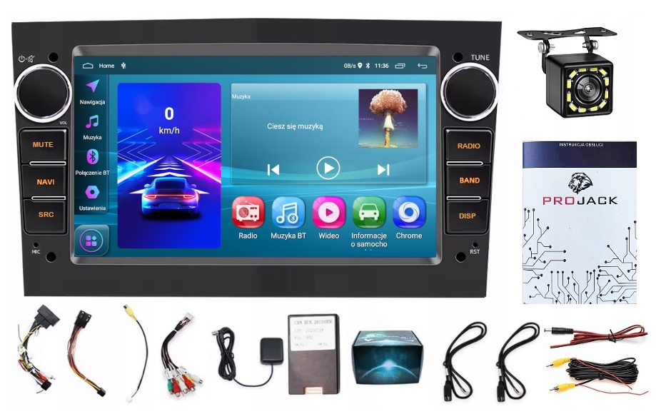 Rádio Navigácia Gps Opel Vectra C 2002-2008 Usb Wifi Bt Carplay 2/64 Gb