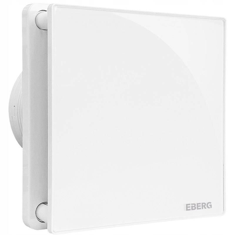 Wentylator łazienkowy Eberg Evo 100 z czujnikiem wilgotności szkło +klapa