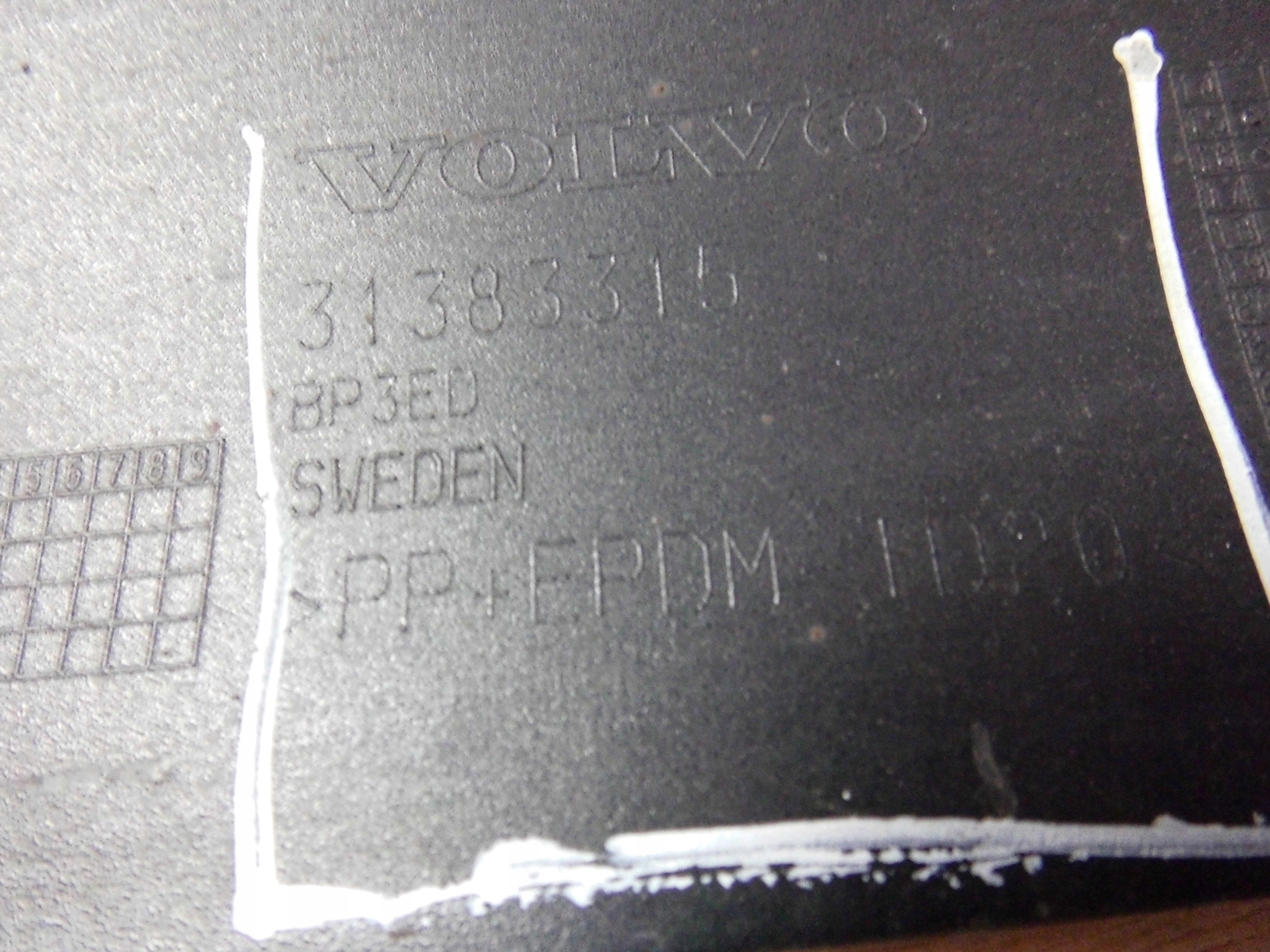 Volvo V90 II 2017+ bumper rear part rear 31383315