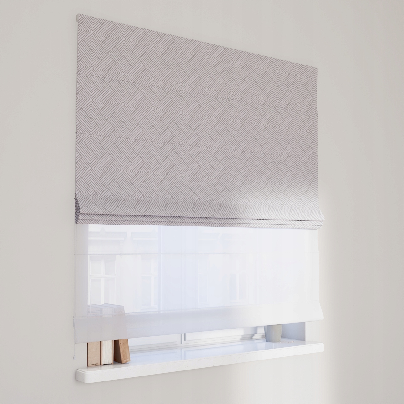 Hotová římská roleta Duo 100 x 180 cm černá