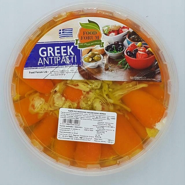 Papričky medové plněné sýrem 1,8kg