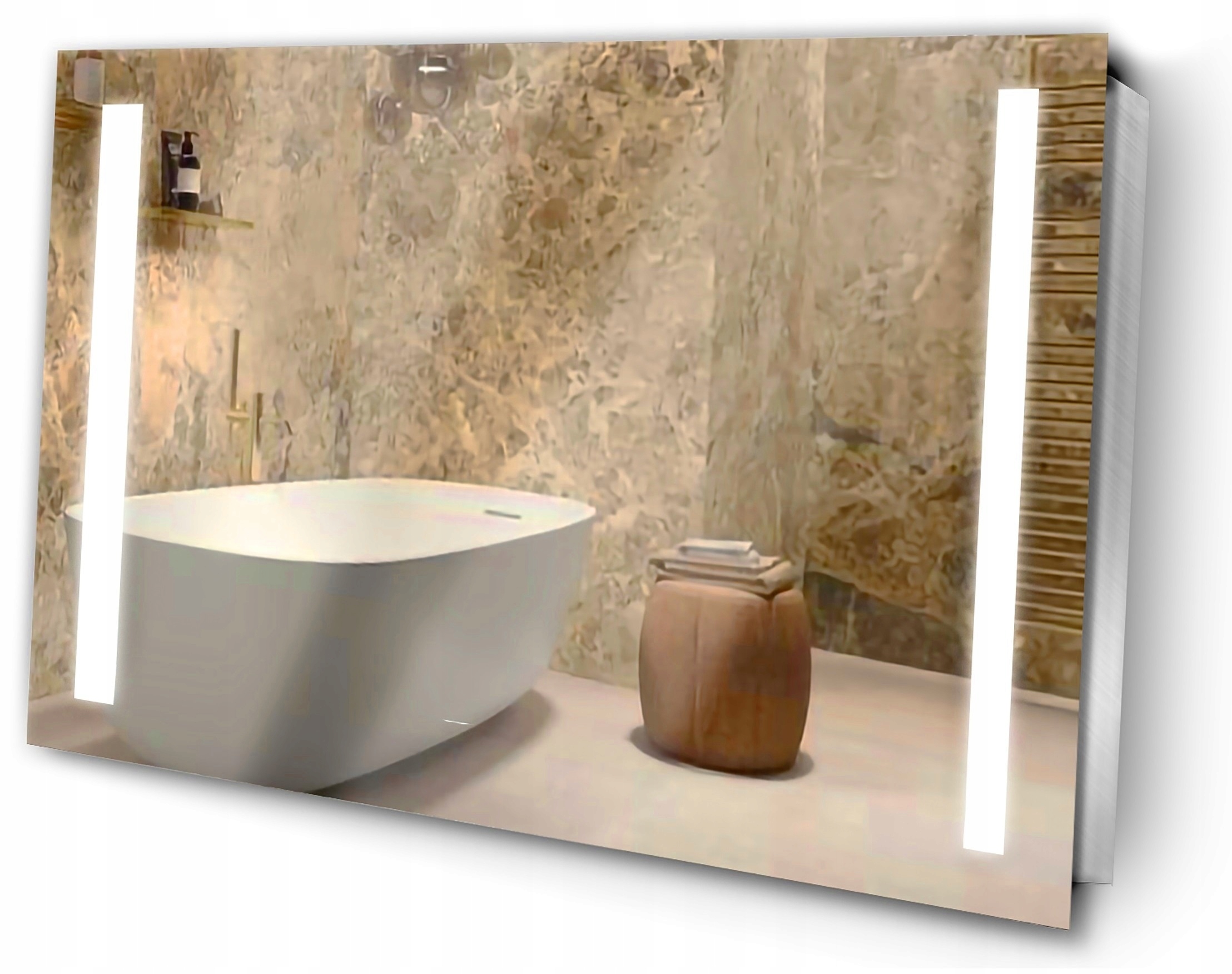 

Lustro 80x60 Podświetlane Led Nowoczesne Ledowe