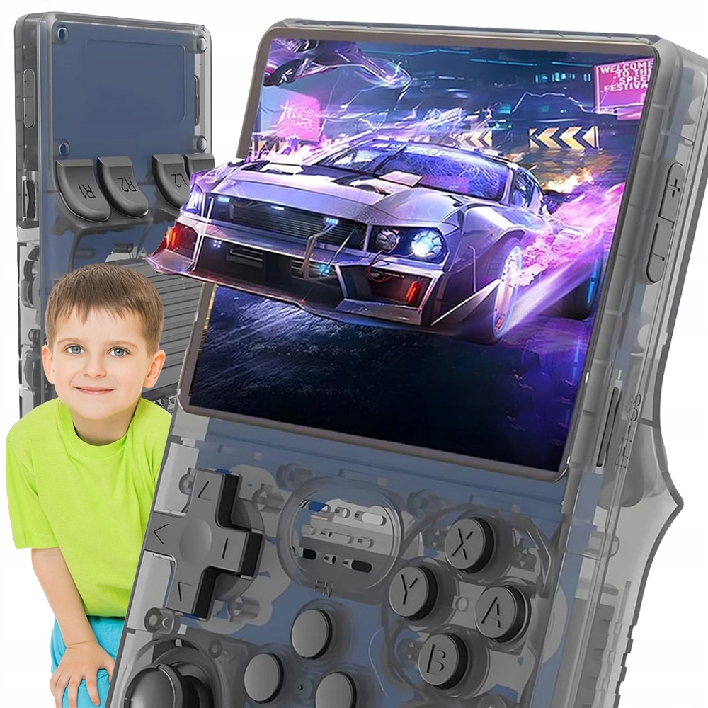 Ultramocna Konsola R40S Pro 30000 Gier 256GB Konsola Do Gier Retro 3800MAH