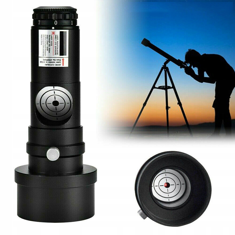 Laserový kolimátor 1.25" 7 úrovní jasu, adaptér pro teleskopy