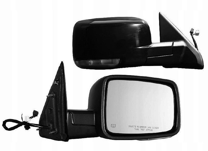 DODGE RAM 09 18 WKLAD SZKLO LUSTERKA PRAWE KROTKIE Installation side Right