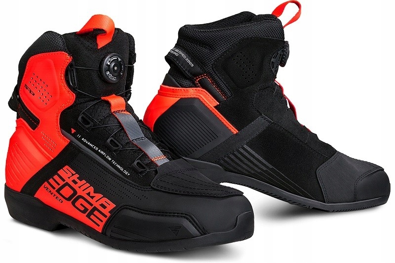 Shima Edge Vent Men Red krátke pánske motocyklové topánky 44