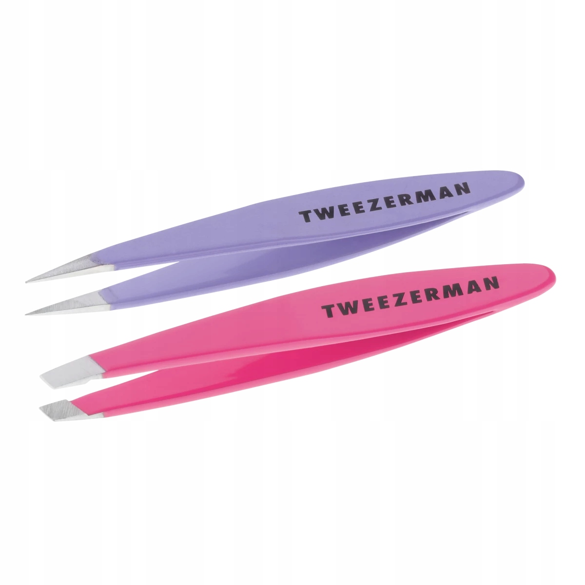 Zestaw pęset w etui podróżnym Tweezerman Mini Slant & Point