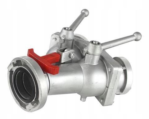 Guľový Rozdeľovač 3" Do 2x2" /hasičský Konektor Storz