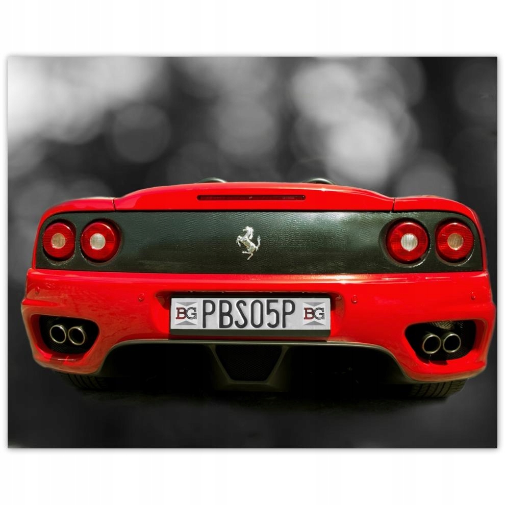 

Plakat 50x40 Czerwone Ferrari