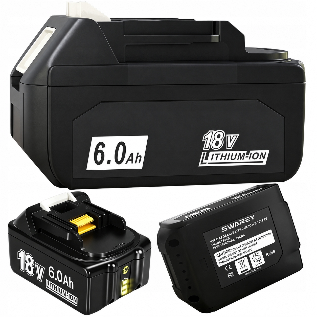 Bateriový balíček pro Makita BL1860 18V 6Ah Li-Ion