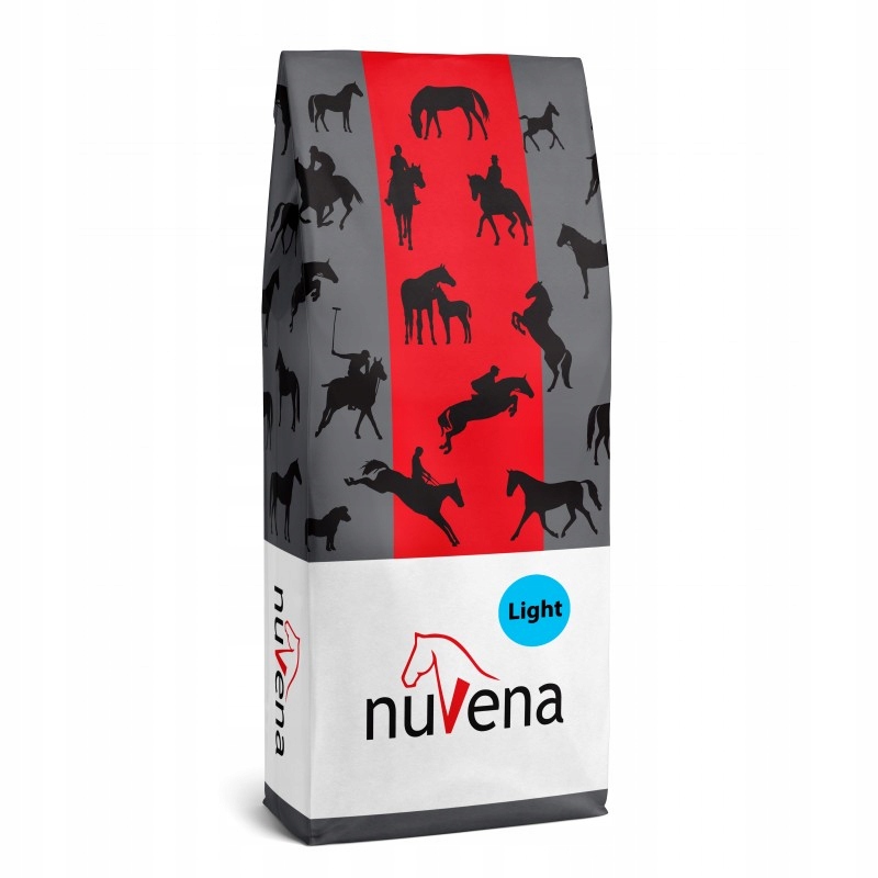 NuVena Light Niskoenergetyczna pasza bez zbóż musli dodatkiem sieczki 20kg