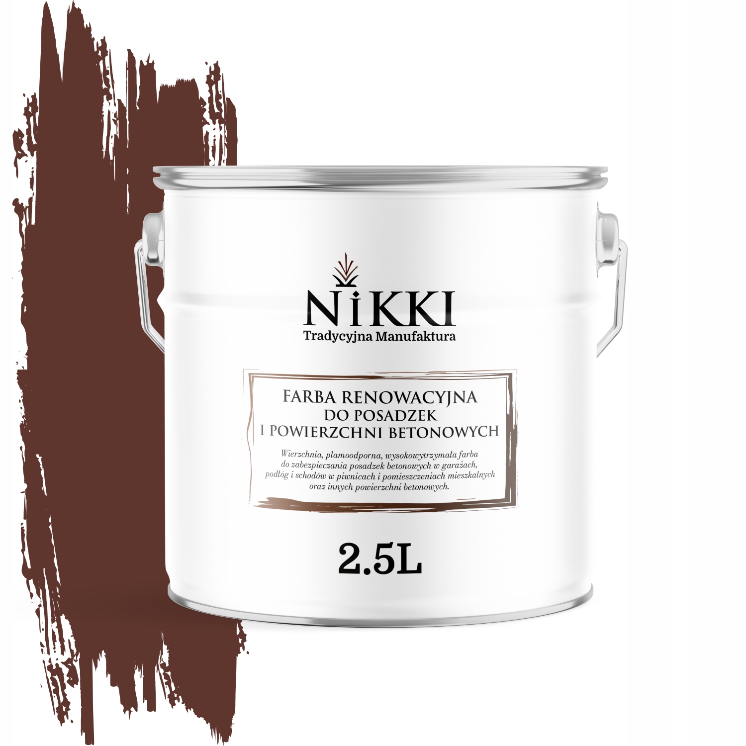 Farba Na Renováciu Betónových Podláh 2,5 L Hnedočervená Ral 8012 Lesk