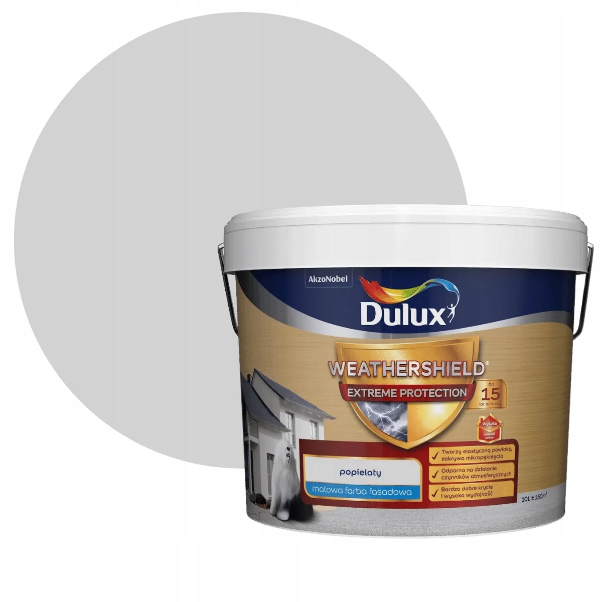 Dulux Weathershield Extreme Protection Popolavá 10 L Farba Na Fasádu