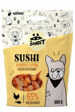 Levně VetExpert Mr.Bandit pochoutka Sushi kuře a ryba 500g