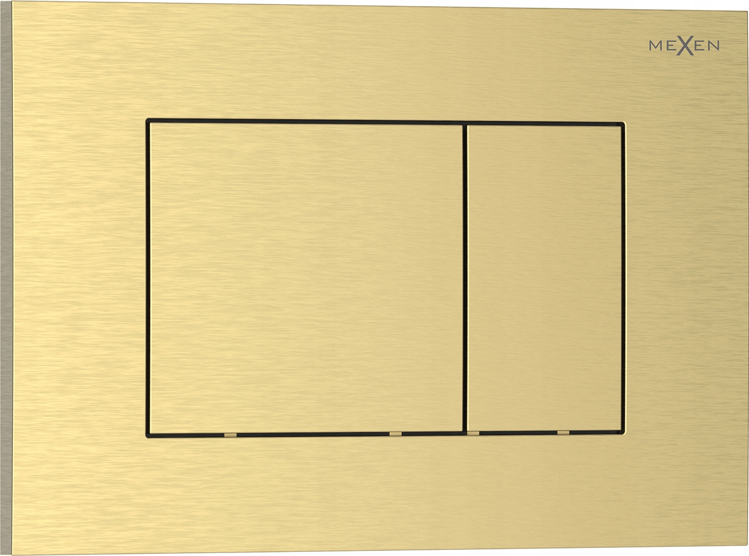 Mexen Tex 02 Przycisk Spłukujący Do Stelaża Wc Złoty Szczotkowany