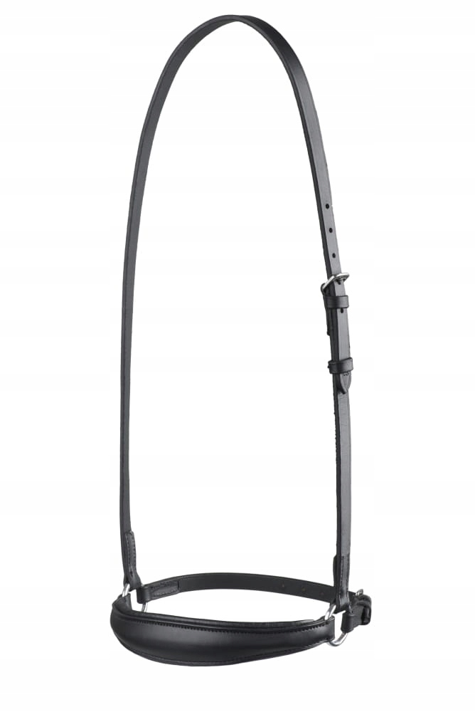 Nachrapnik hanowerski dla konia START skórzany czarny PONY