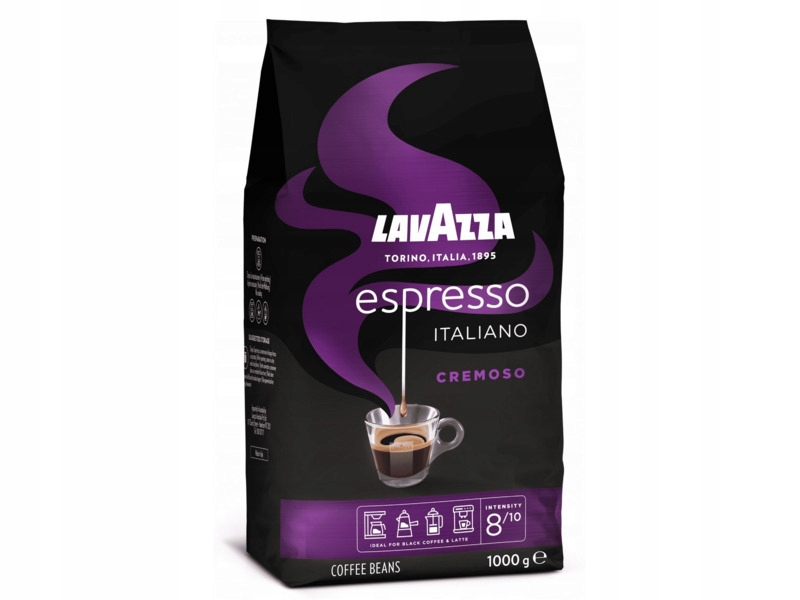Kawa ziarnista Lavazza Espresso Italiano Cremoso 1 kg