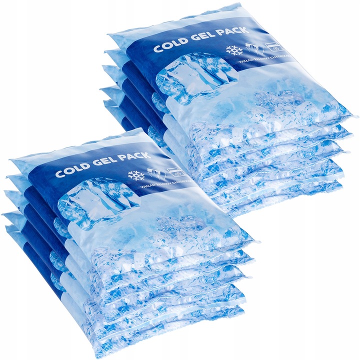 Wkład żelowy chłodzący kompres 450g 48H 10 szt.
