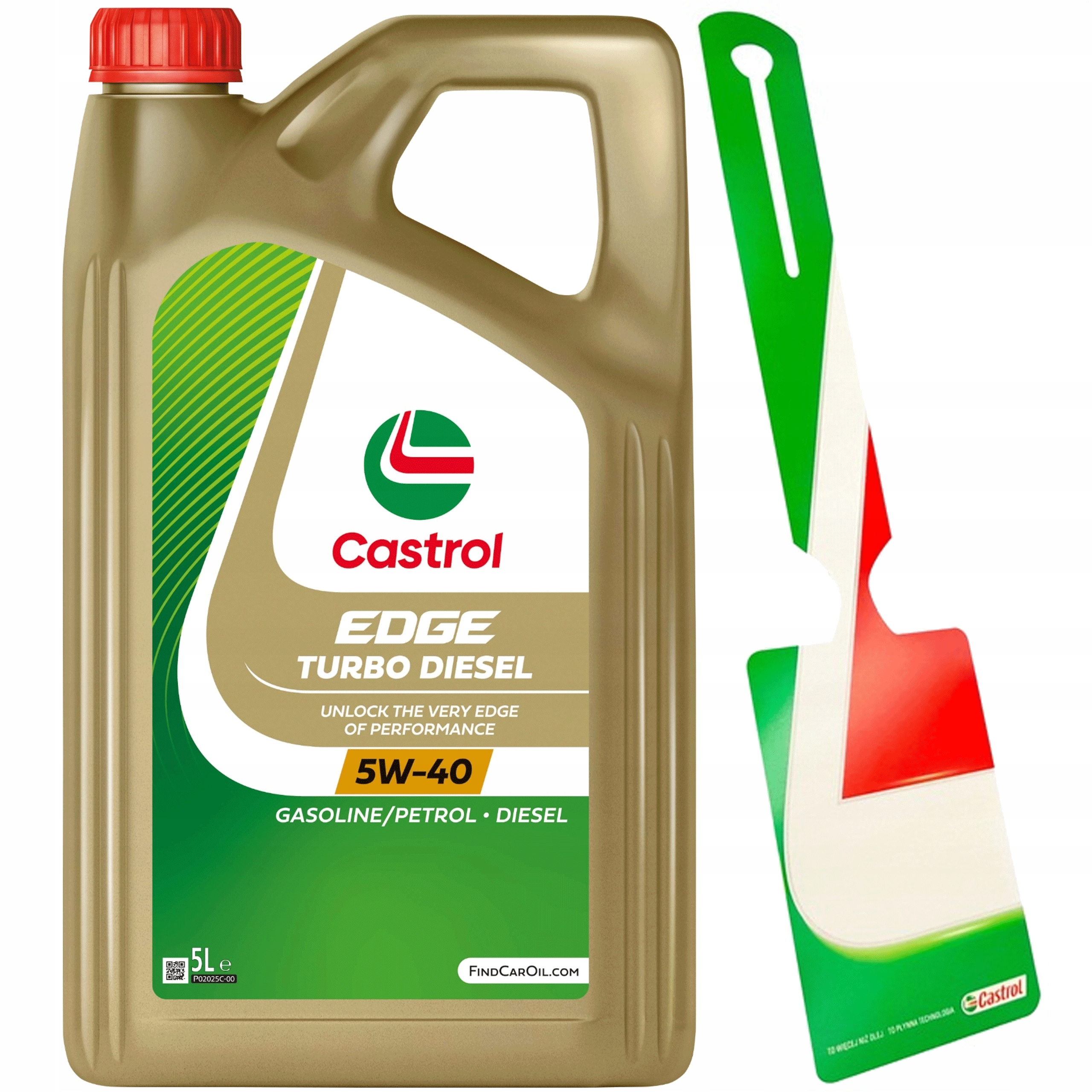 Olej Castrol Edge Turbo Diesel 5W40 5L zawieszka