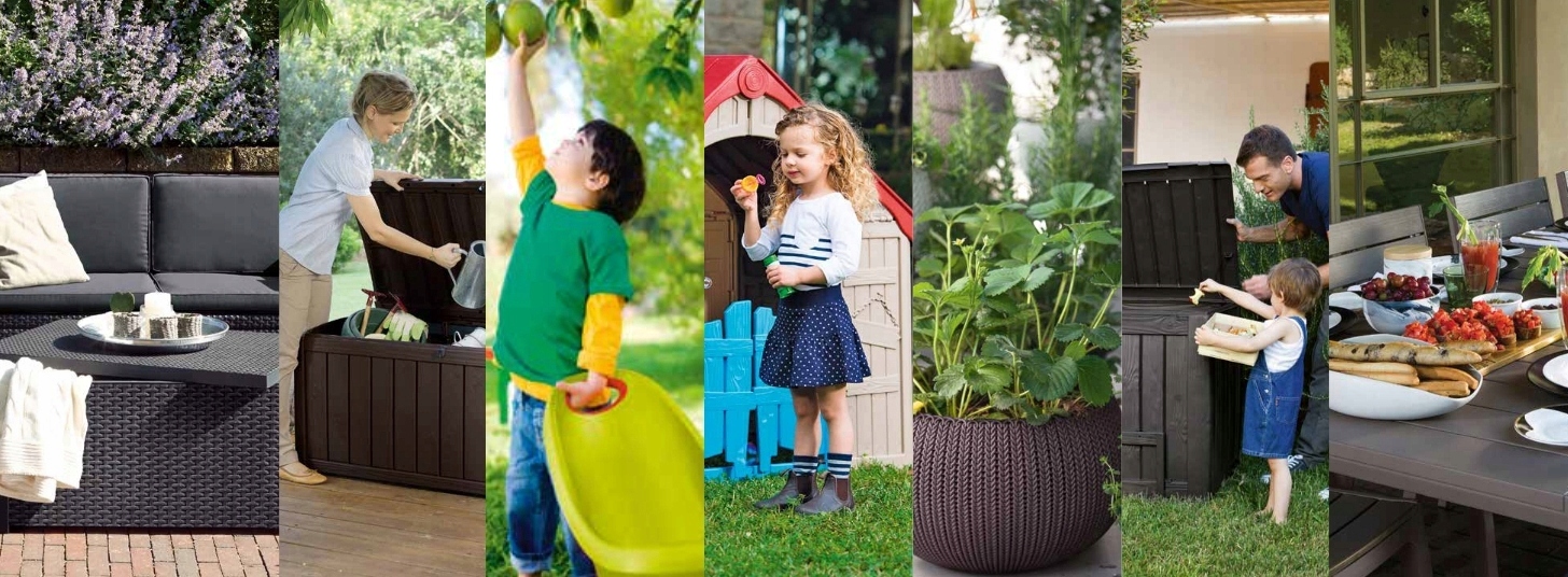 REGULOWANY STÓŁ STOLIK NA OGRÓD TARAS LYON DWUPOZYCYJNY GRAFT KETER CURVER Kolor szary