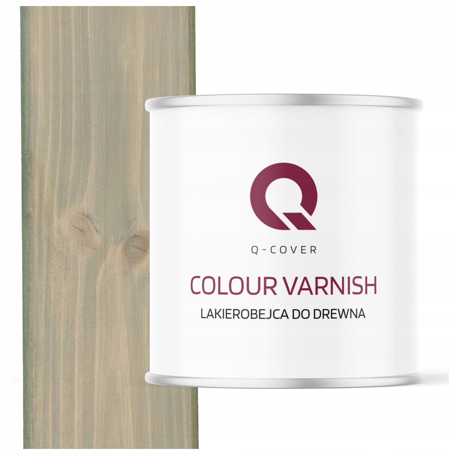 Lak Na Dřevo 3V1 Lazura Šedá Světlá Barva Satén 2.5 L Ochranný