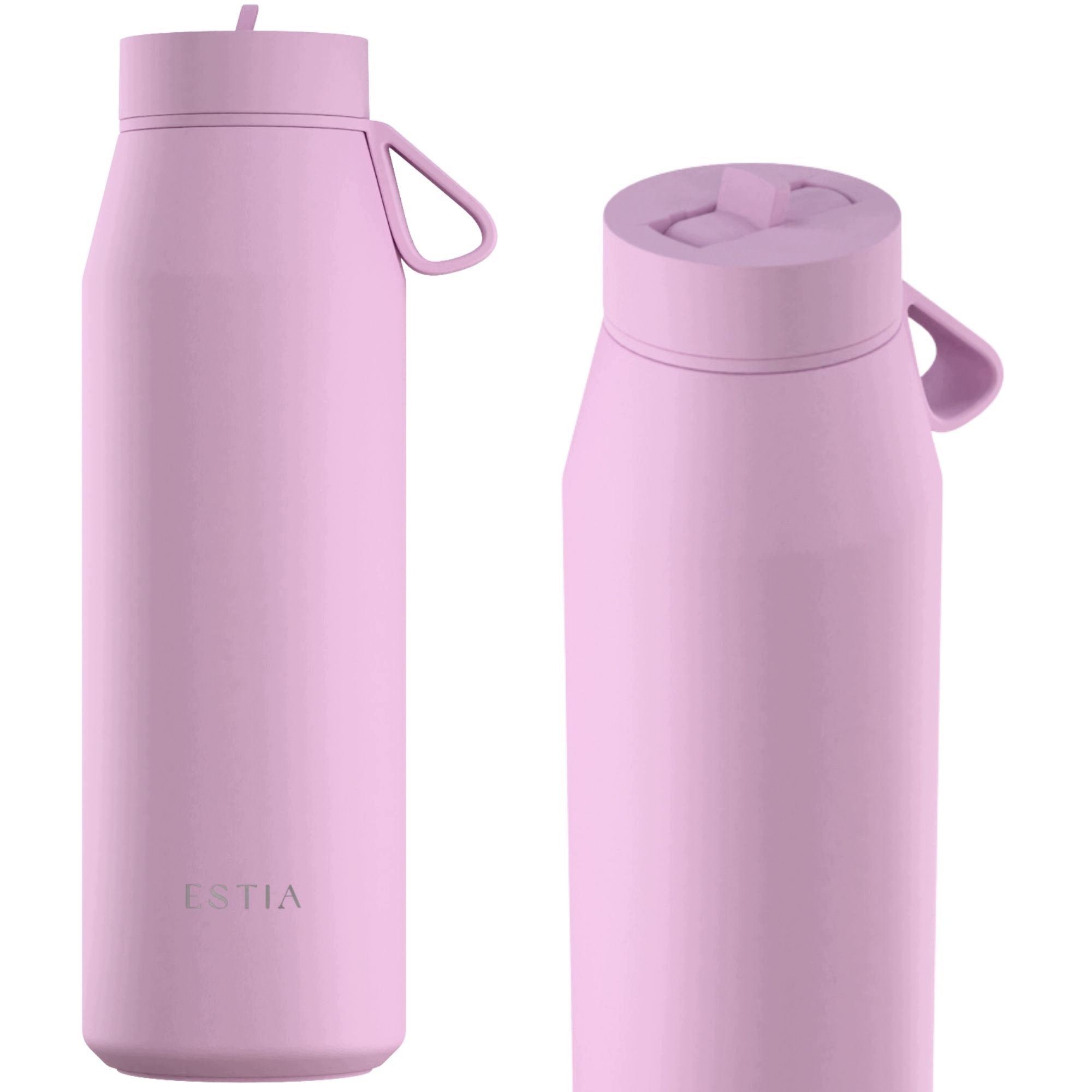Termohrnek 800 ml Vzduchotěsný Láhev Na Pití na horké nápoje káva růžová Láhev
