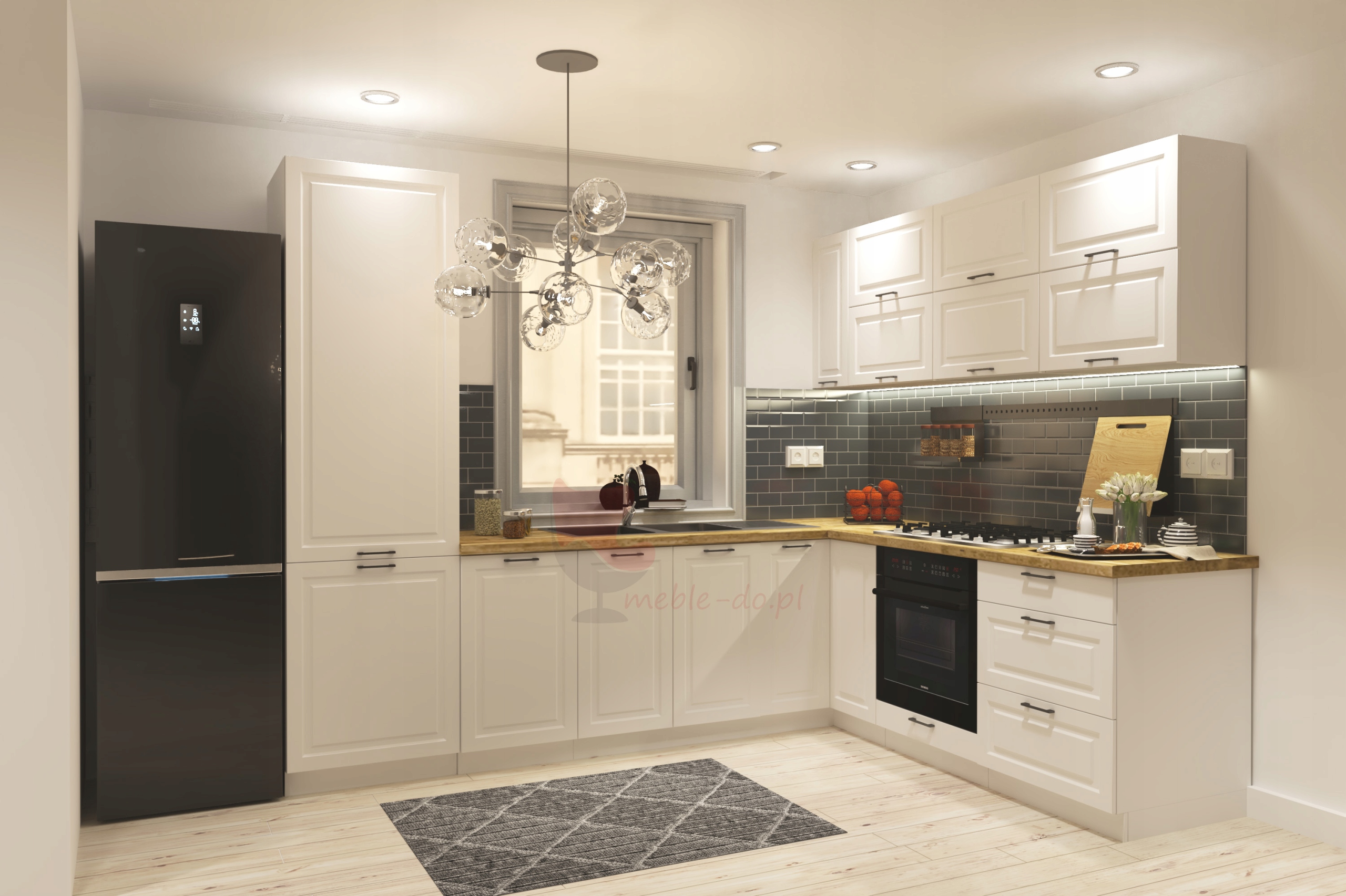 Szafka D60PKMV Venezia pod piekarnik i mikrofala Liczba półek 2