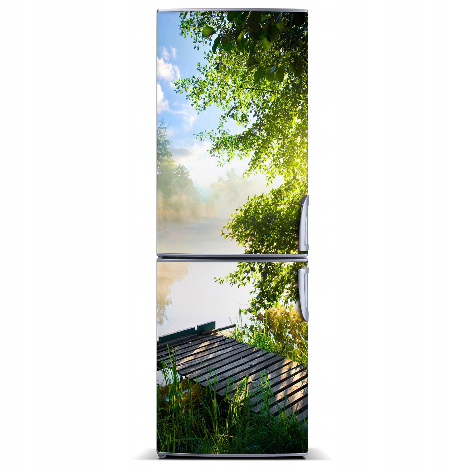 

Naklejka Tapeta na lodówkę Drewniane molo 60x180
