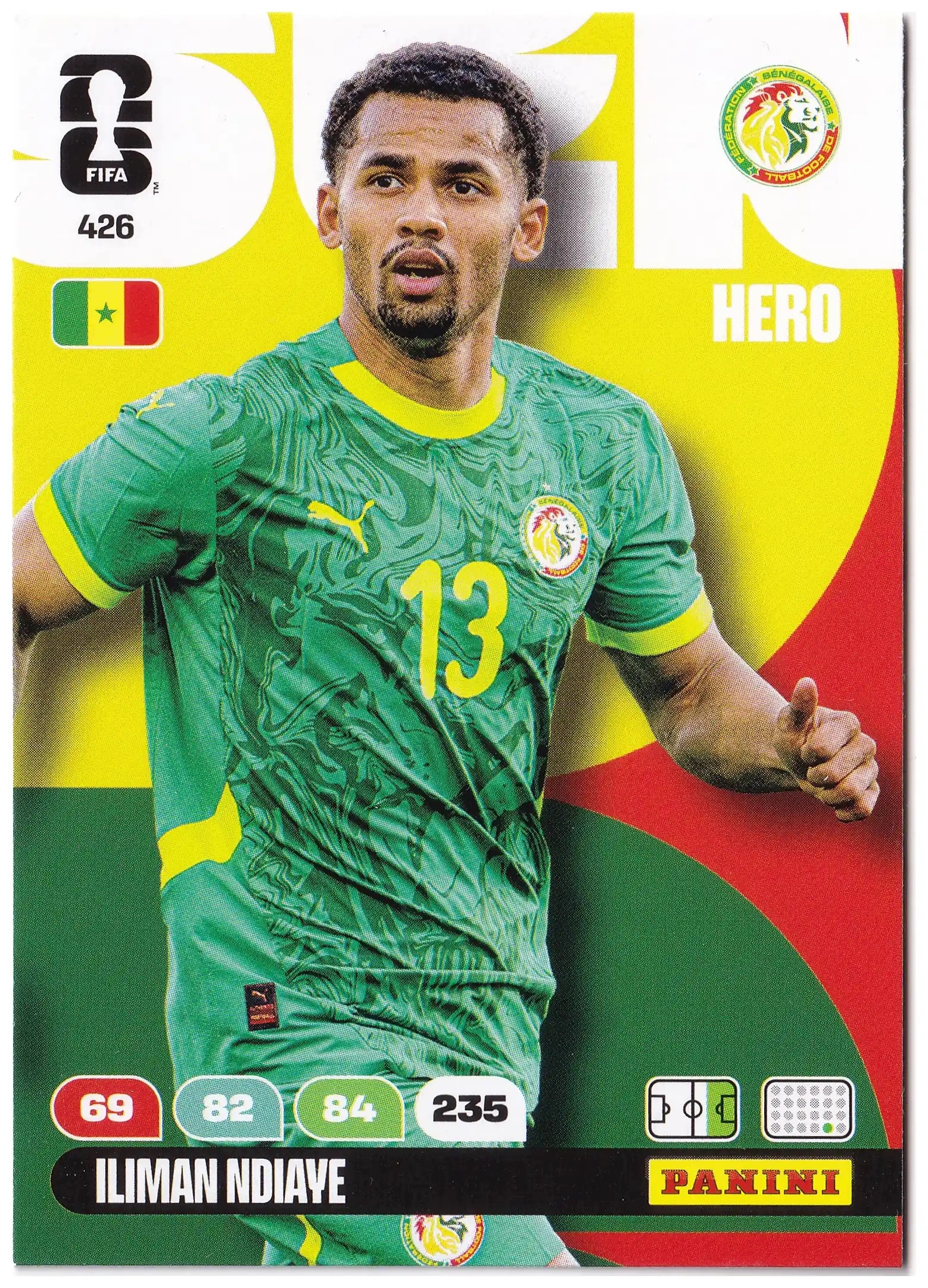 #426 Iliman Ndiaye Panini Fifa World Cup 2026 Base