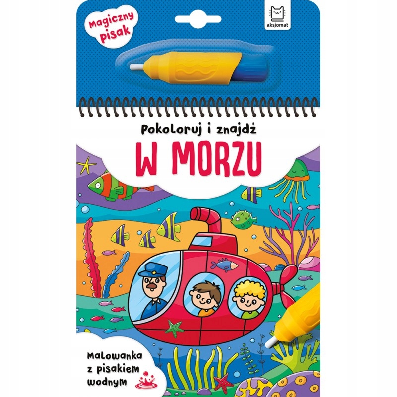

W Morzu malowanka z pisakiem wodnym