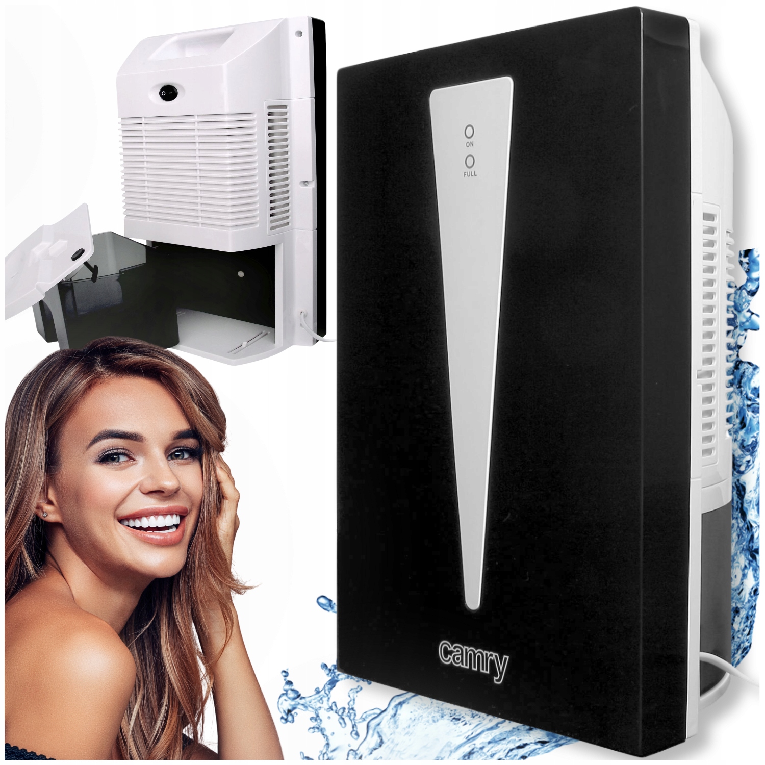 Osuszacz Powietrza Pochłaniacz Wilgoci 100W 1,5L-Zdjęcie-0