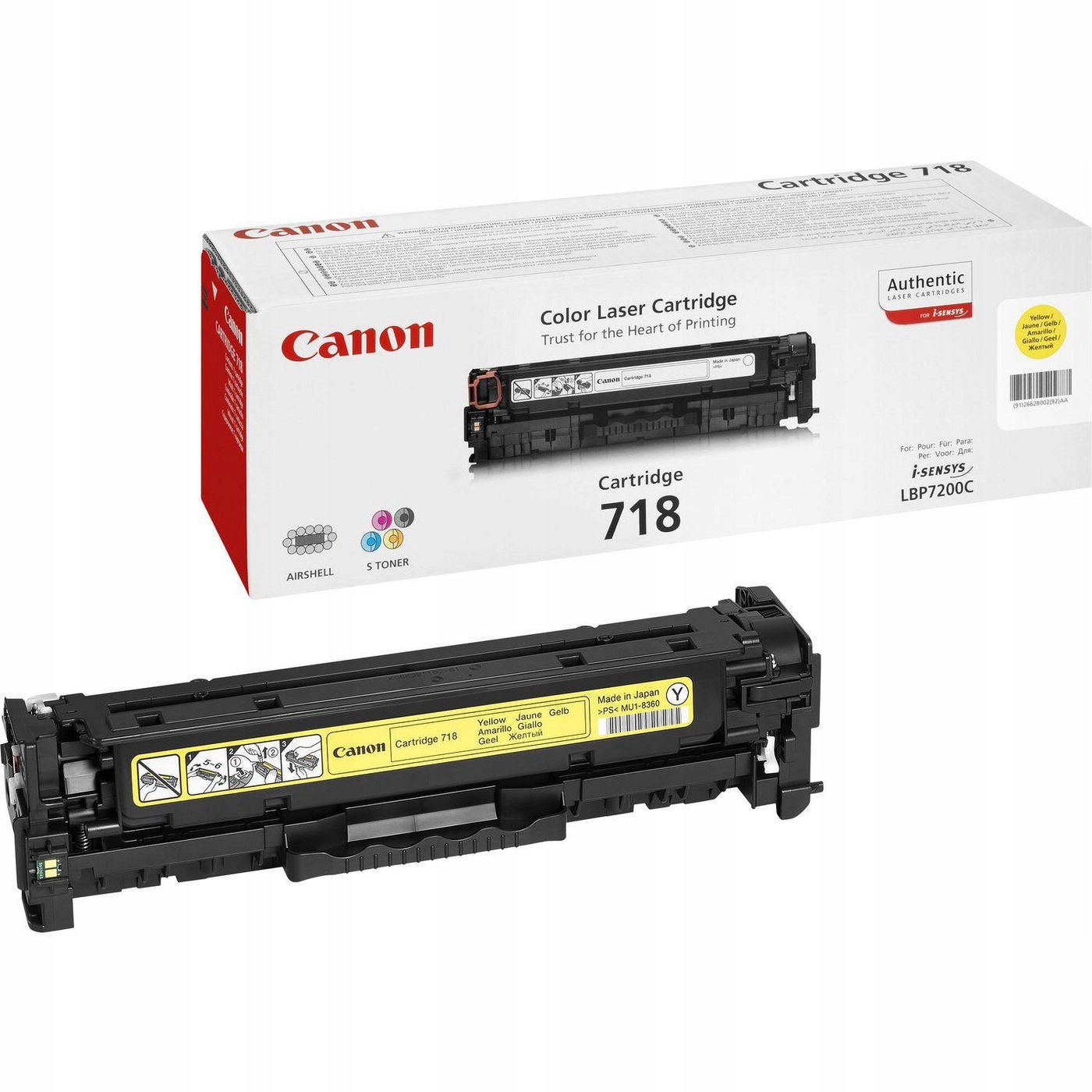 Toner Canon 2659B002 žltá