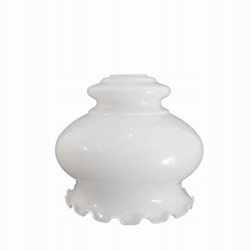 Klosz 4309 szkło E27 biały Dekor żyrandolowy śr. 21,5 cm