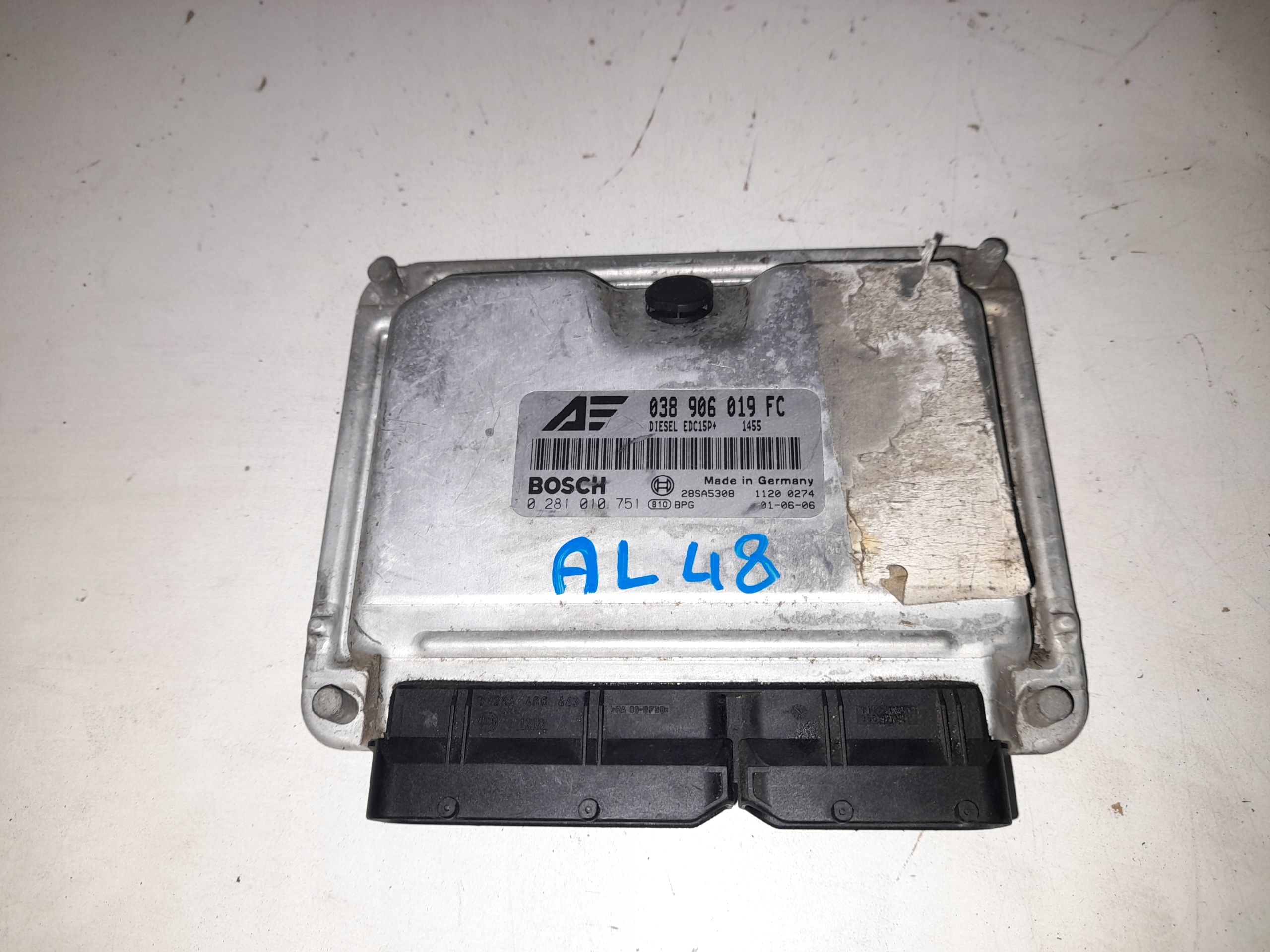 COMPUTER BEDIENTEIL DES MOTORS 038906019FC ALHAMBRA