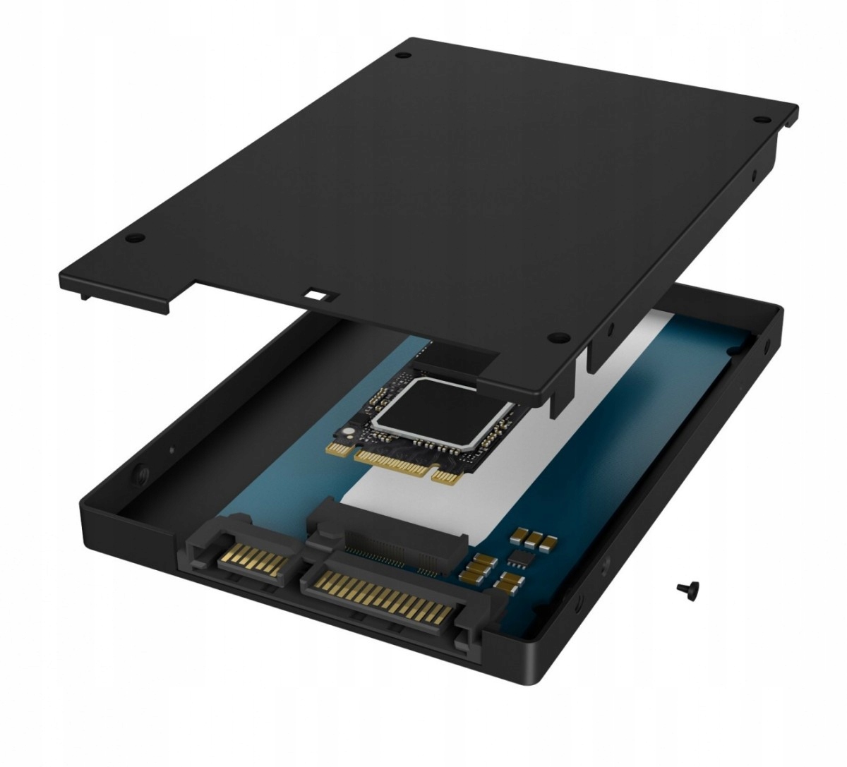 IcyBox IB-M2S253 adapter M.2 SATA na 2,5' SATA 7mm Producent IcyBox