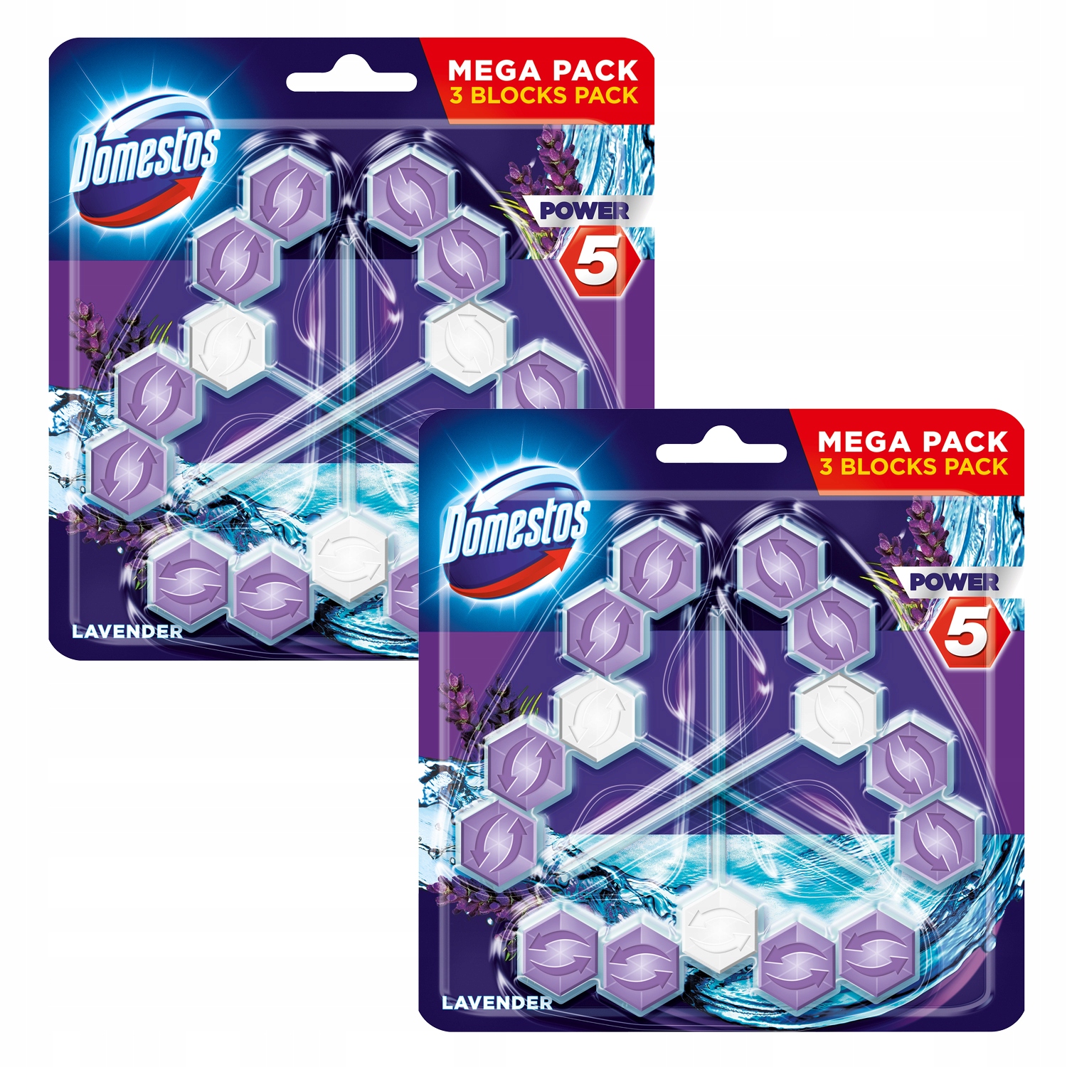 

Domestos Power 5 Zawieszka Wc Kostka Lavender 6szt