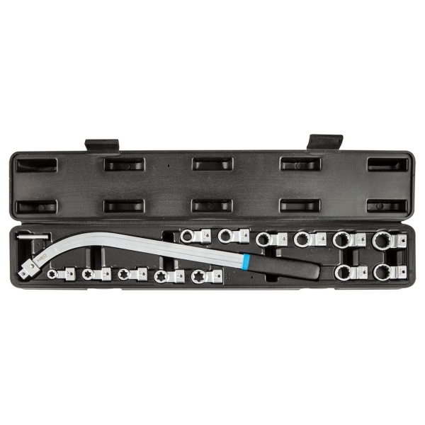 Kľúč na demontáž napínačov s vymeniteľnými koncovkami – zes 11-169 Neo Tools